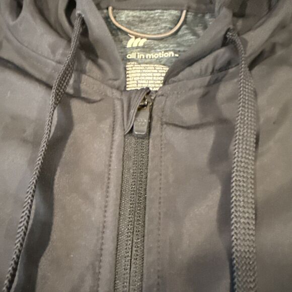 Men's Soft Stretch Hooded Full Zip Top - All In Motion XXL Dark Blue - Picture 3 of 8